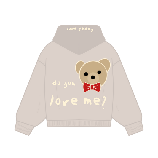 love teddy hoodie