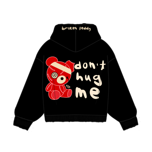 broken teddy hoodie