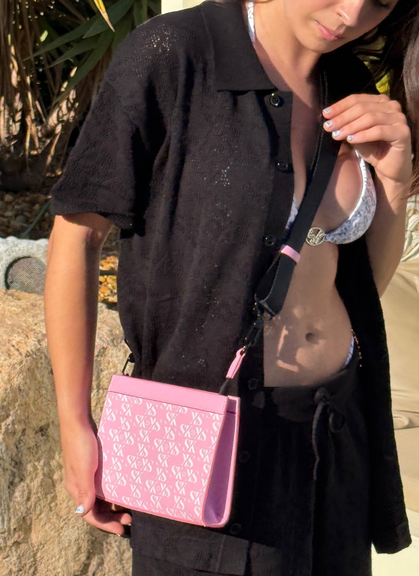 Luxury Pink Shoulder Bag