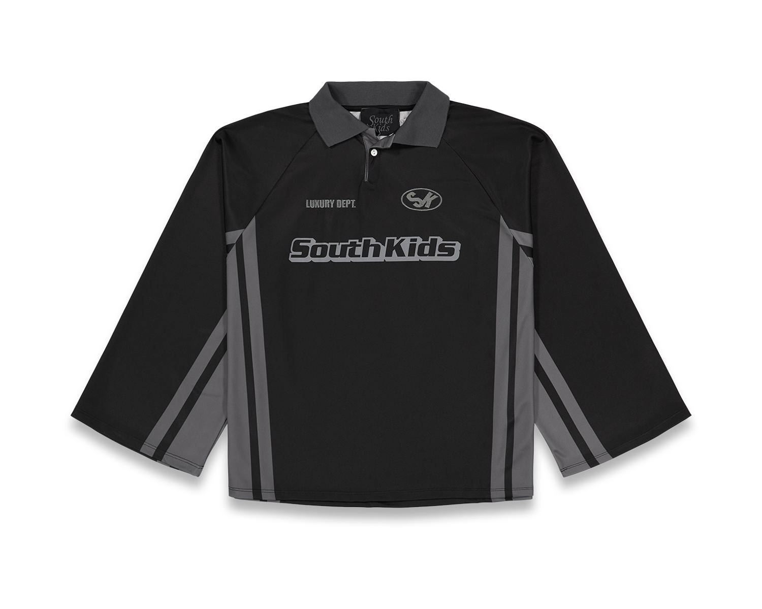Longsleeve Football Jersey Black
