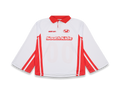 Maillot de football à manches longues blanc