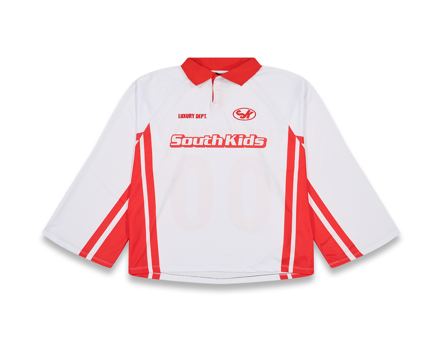 Longsleeve Football Jersey White