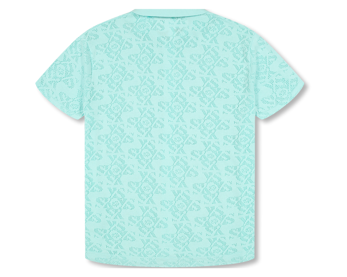 Luxury Jacquard Blue Shirt