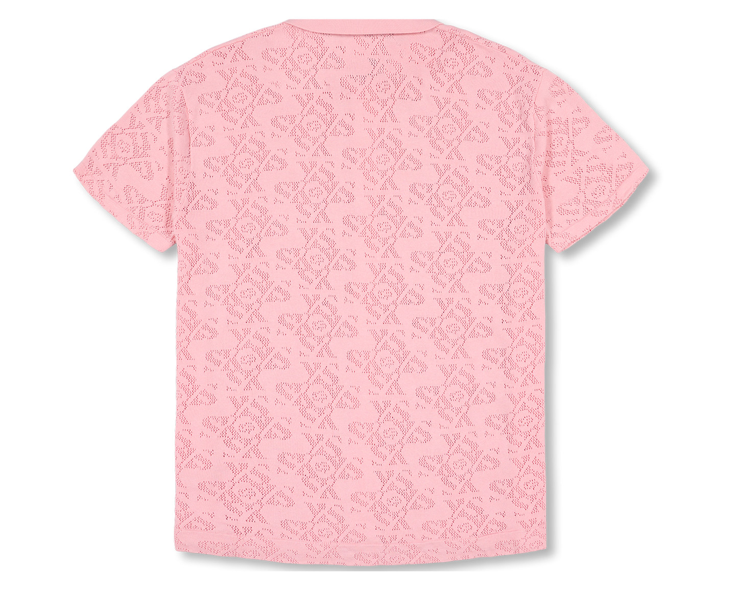 Luxury Jacquard Pink Shirt