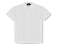 Chemise blanche de luxe en jacquard