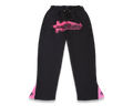 Pantalon de jogging noir et rose Luxury Star