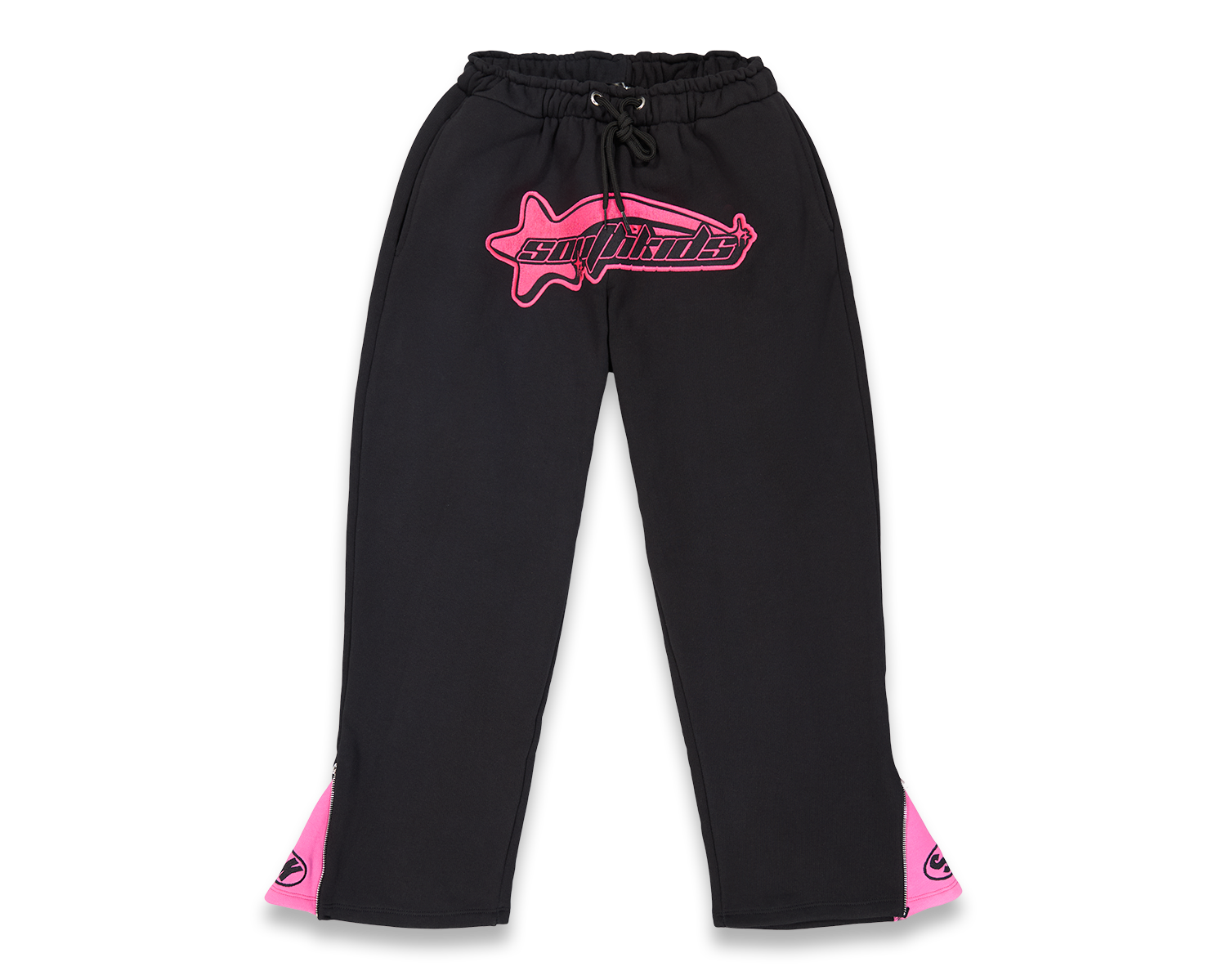Luxury Star Black Pink Sweatpants