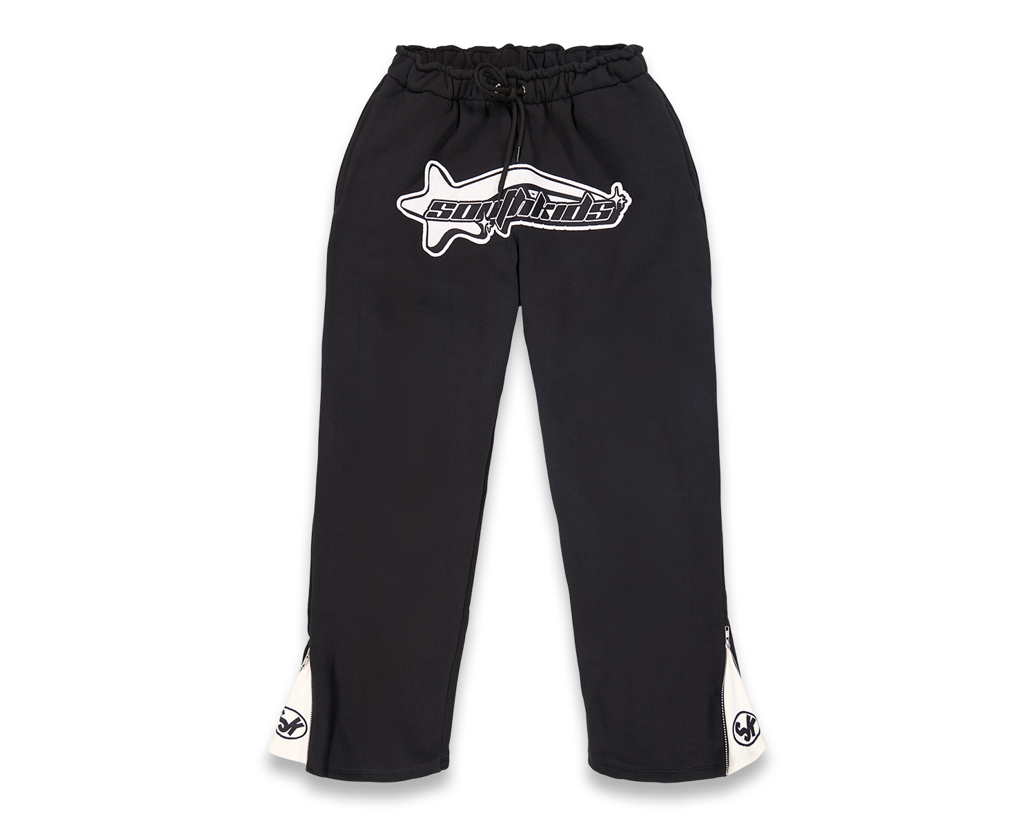 Luxury Star Black White Sweatpants