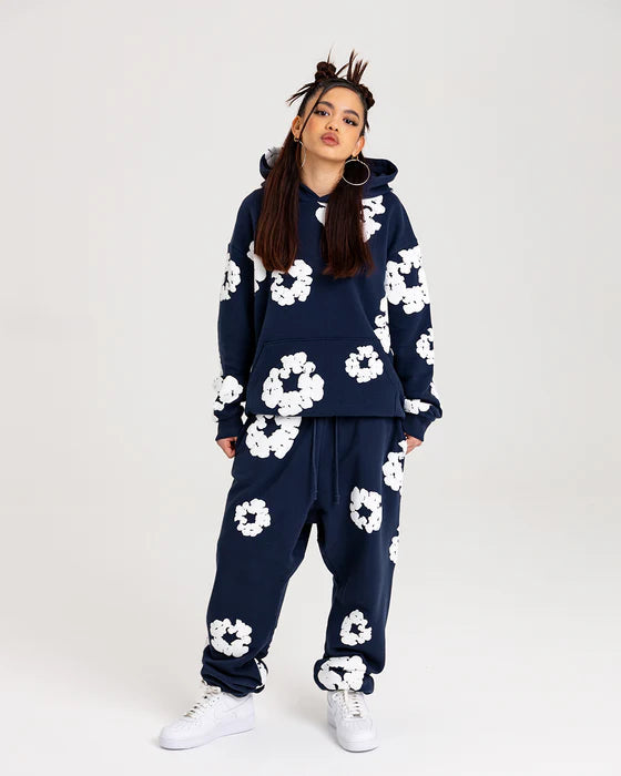 Denim Tears Cotton Wreath Sweatpants Navy