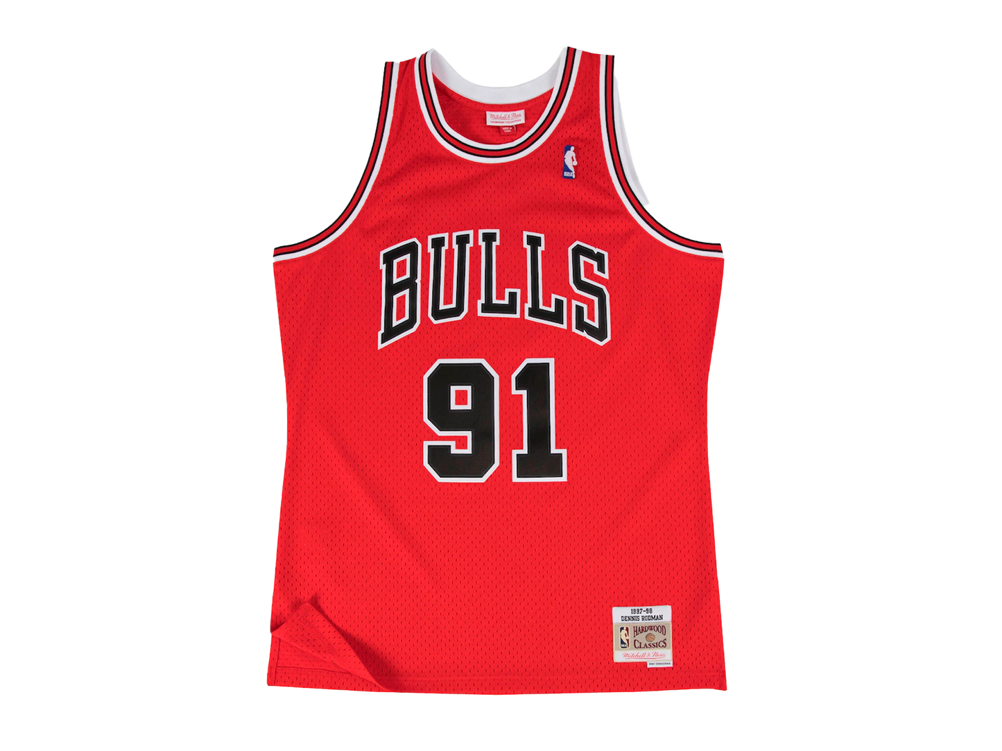 Mitchell & Ness Swingman Jersey Chicago Bulls 1997-98 Dennis Rodman Red