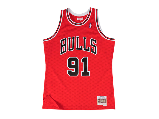 Mitchell & Ness Swingman Jersey Chicago Bulls 1997-98 Dennis Rodman Red