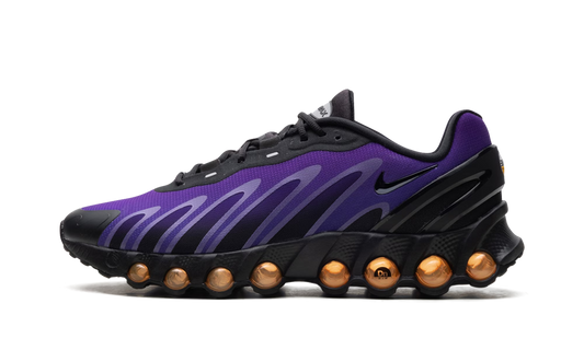 Overkicks - Nike Air Max Dn8 Black Total Orange Fierce Purple (FQ7860-009) - vista lateral