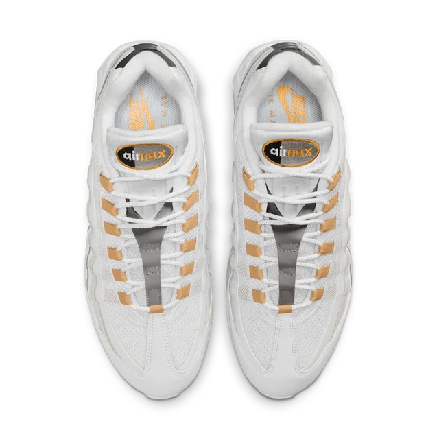 Air Max 95 OG Big Bubble White Team Gold