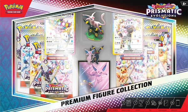 2025 Pokémon Prismatic Evolutions Premium Figure Collection Box
