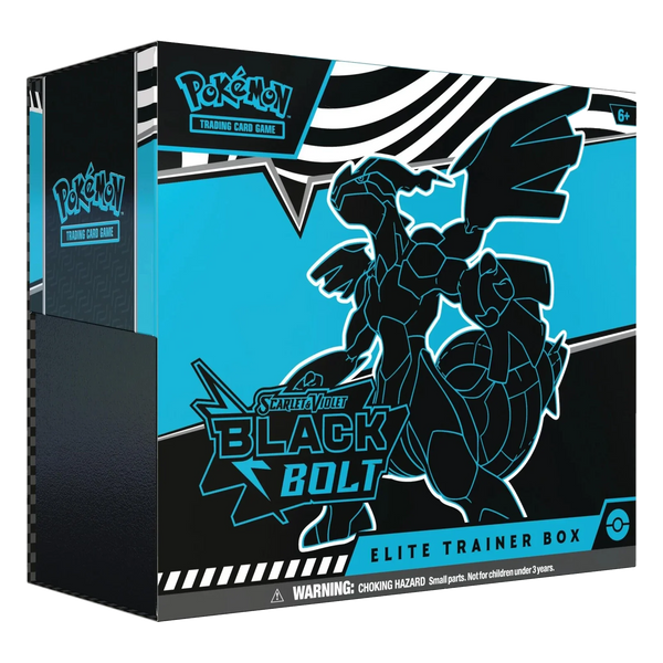 2025 Pokémon Scarlet & Violet Black Bolt Elite Trainer Box