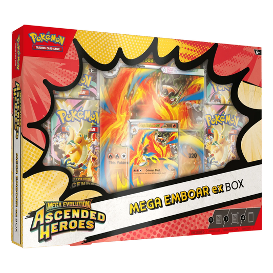 Overkicks - 2026 Pokemon Mega Evolution Ascended Heroes Mega Emboar ex Box