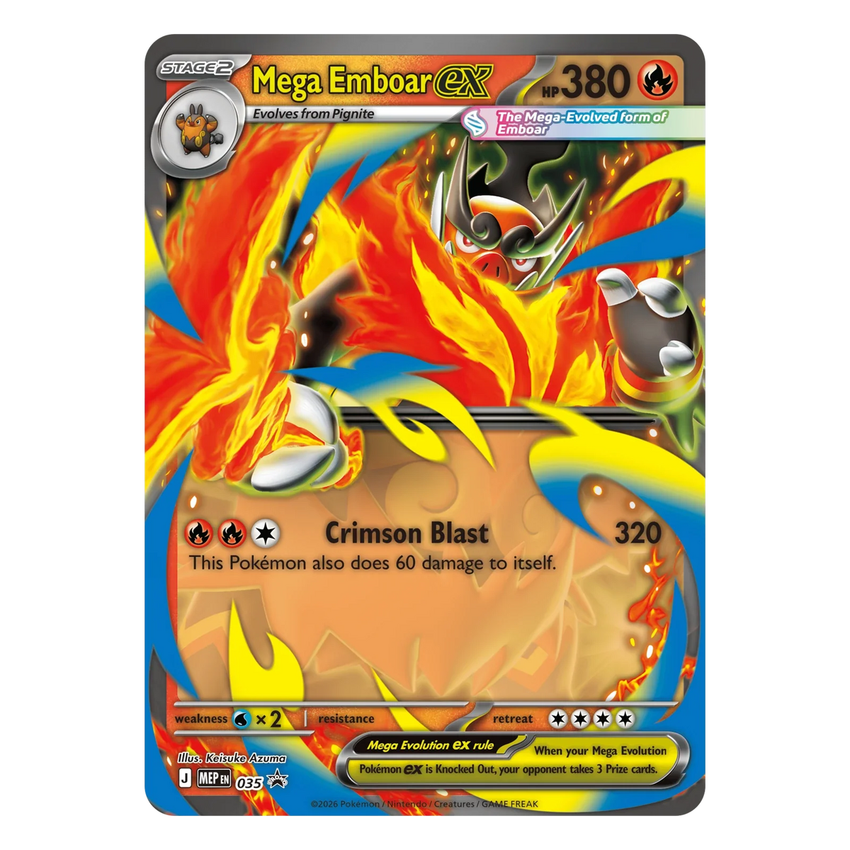 Overkicks - 2026 Pokemon Mega Evolution Ascended Heroes Mega Emboar ex Box