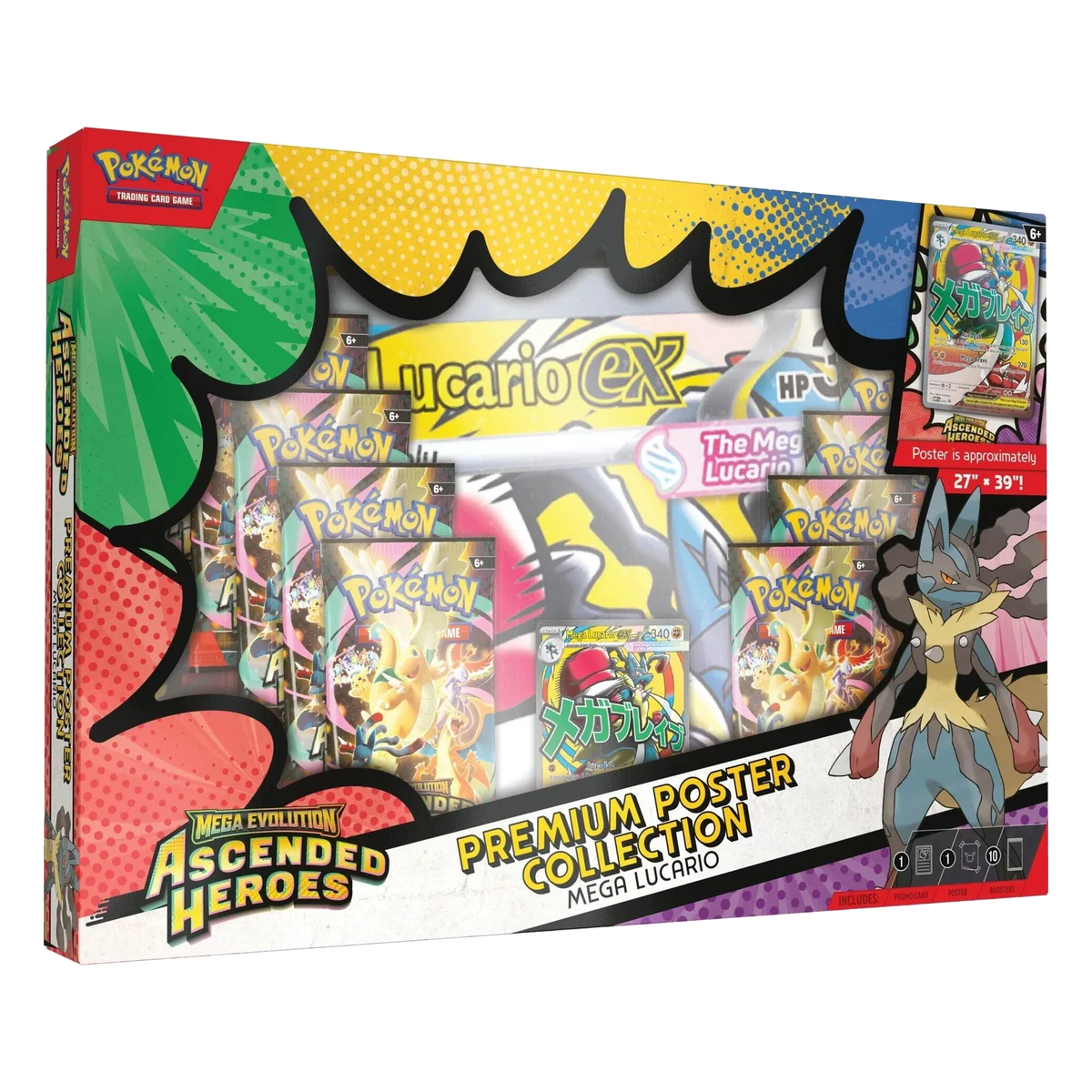 Overkicks - 2026 Pokémon Mega Evolution Ascended Heroes Mega Lucario Premium Poster Collection