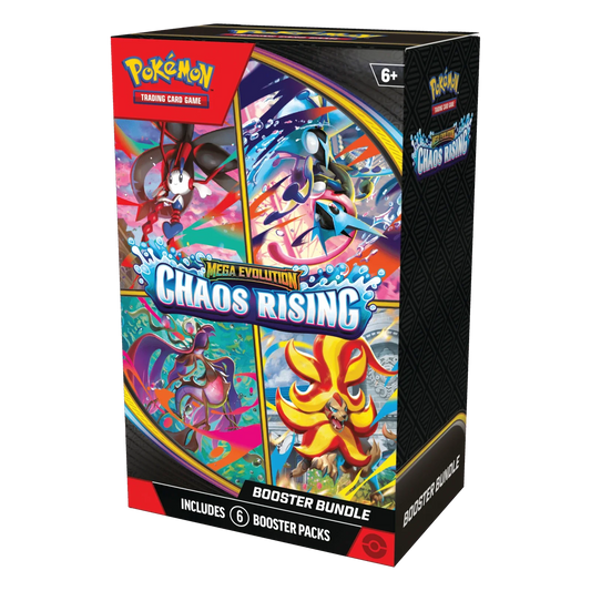 Overkicks - 2026 Pokémon Mega Evolution Chaos Rising Booster Bundle