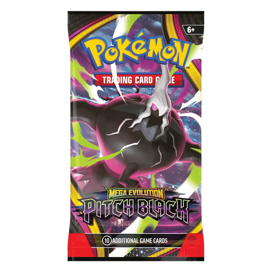 Overkicks - 2026 Pokémon Mega Evolution Pitch Black Booster Pack (Random Pack Art)