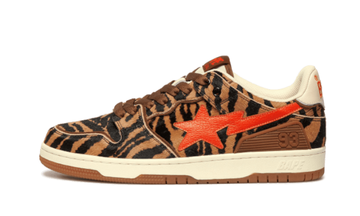 Overkicks - A Bathing Ape Bape SK8 Sta Year of the Tiger (001FWI202004-ORG) - vista lateral