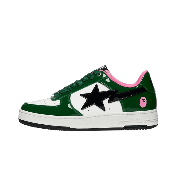 Overkicks - A Bathing Ape Bape Sta #1 Green (1K80191301-GRN) - vista lateral