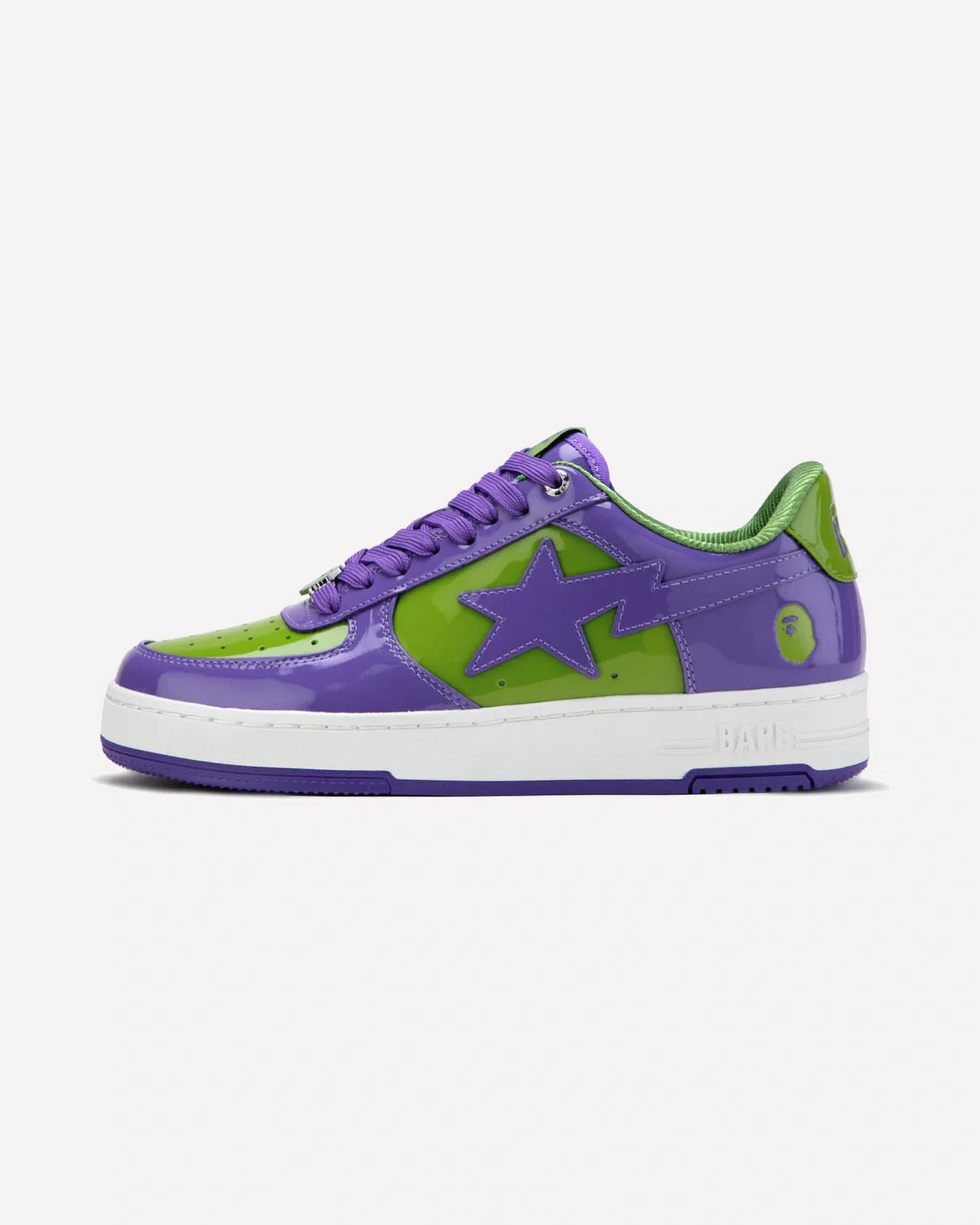 Overkicks - A Bathing Ape Bape Sta #1 Purple (1L30-191-303/1L30-291-302/001FWL301303M-PUR) - vista lateral