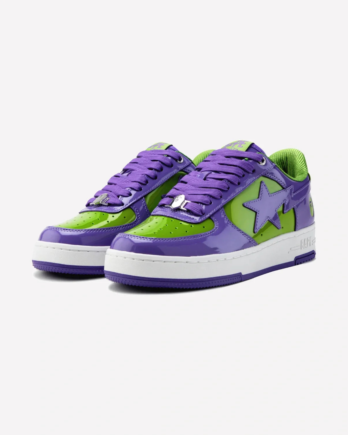 Overkicks - A Bathing Ape Bape Sta #1 Purple (1L30-191-303/1L30-291-302/001FWL301303M-PUR) - imagen 2
