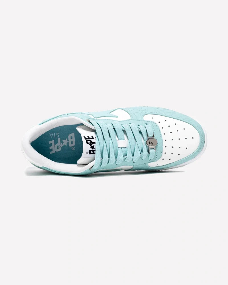 Overkicks - A Bathing Ape Bape Sta #4 Linecamo White Sax (1K30-191-304-SAX/1K30-291-304-SAX/001FWK301304M-SAX) - imagen 4