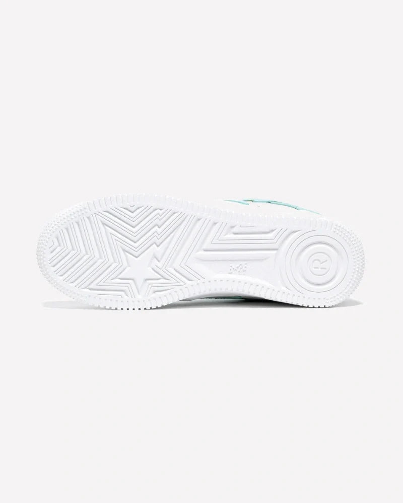 Overkicks - A Bathing Ape Bape Sta #4 Linecamo White Sax (1K30-191-304-SAX/1K30-291-304-SAX/001FWK301304M-SAX) - imagen 6