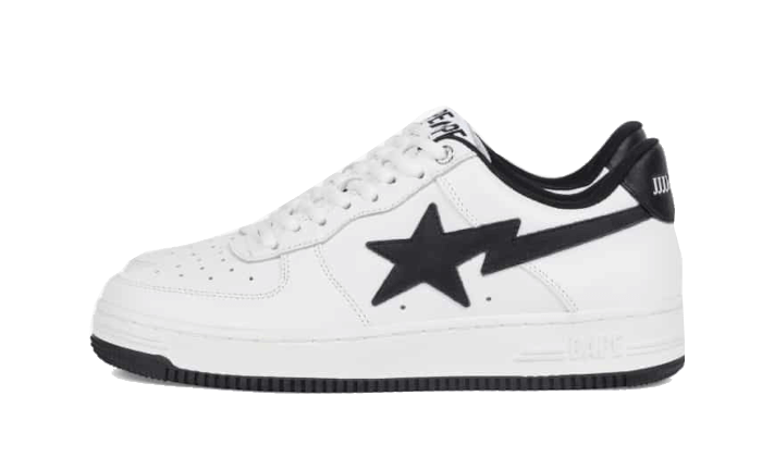 Overkicks - A Bathing Ape Bape Sta JJJJound White Navy (1I73-291-911/1I73-191-912) - vista lateral