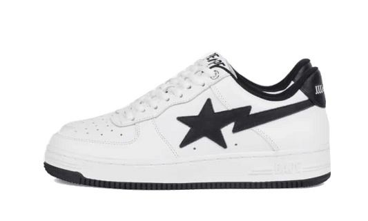 Overkicks - A Bathing Ape Bape Sta JJJJound White Navy (1I73-291-911/1I73-191-912) - vista lateral
