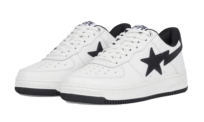Overkicks - A Bathing Ape Bape Sta JJJJound White Navy (1I73-291-911/1I73-191-912) - vista trasera