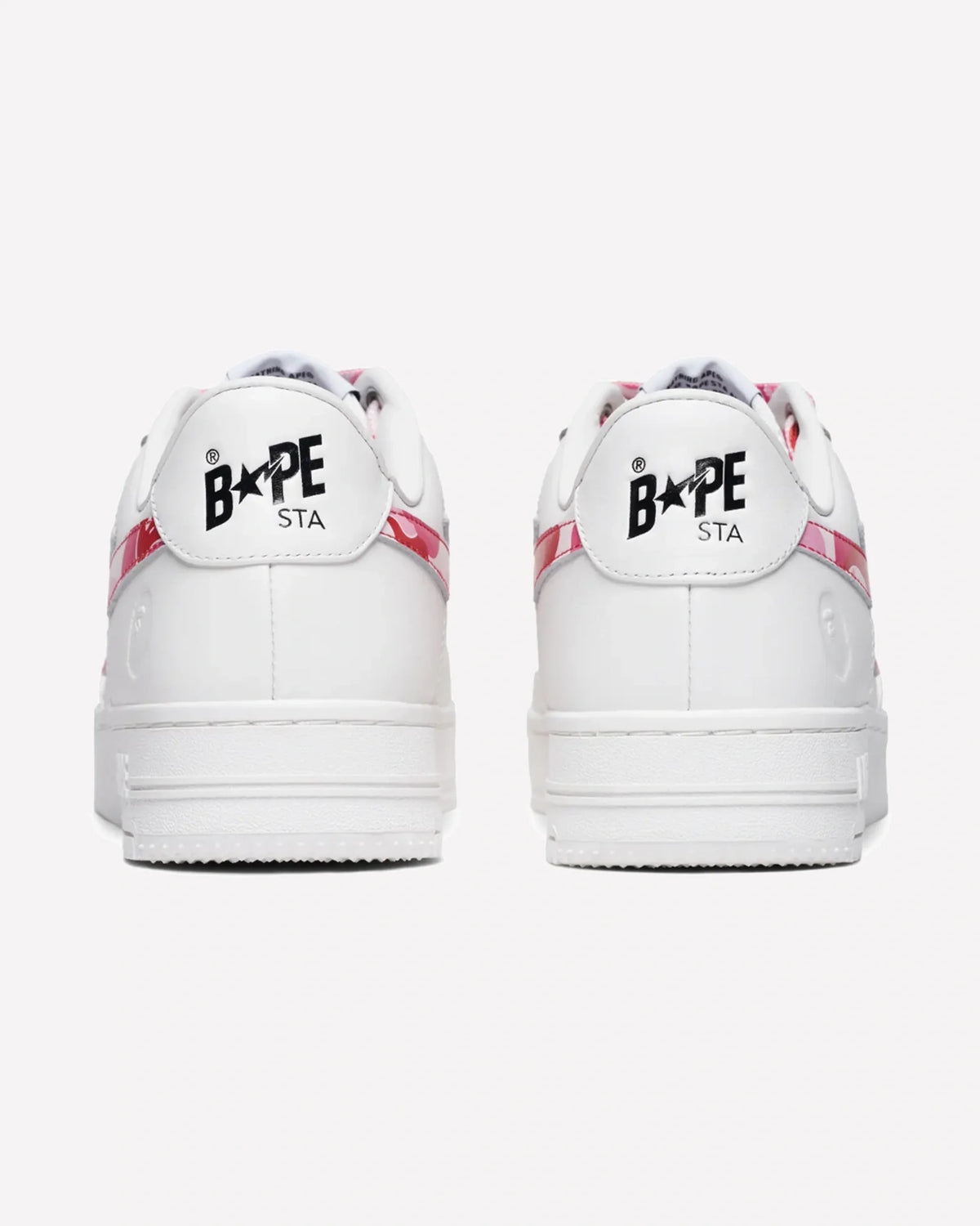 Overkicks - A Bathing Ape Bape Sta Low ABC Camo White Pink (2025) (1K70-191-335-PNK/1K70-291-330-PNK/001FWK701335-PNK) - imagen 3