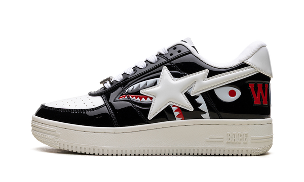 A Bathing Ape Bape Sta Low Color Block Shark Black