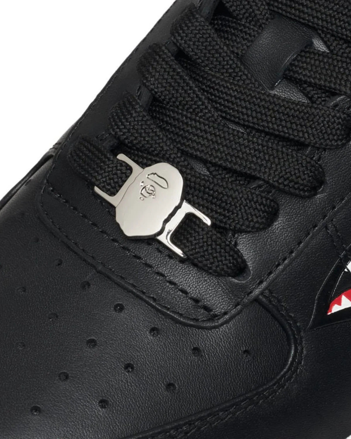 Overkicks - A Bathing Ape Bape Sta Low Shark Pack Black (1K80-191-307-BLK/1K80-291-307-BLK/001FWK801307-BLK) - imagen 4