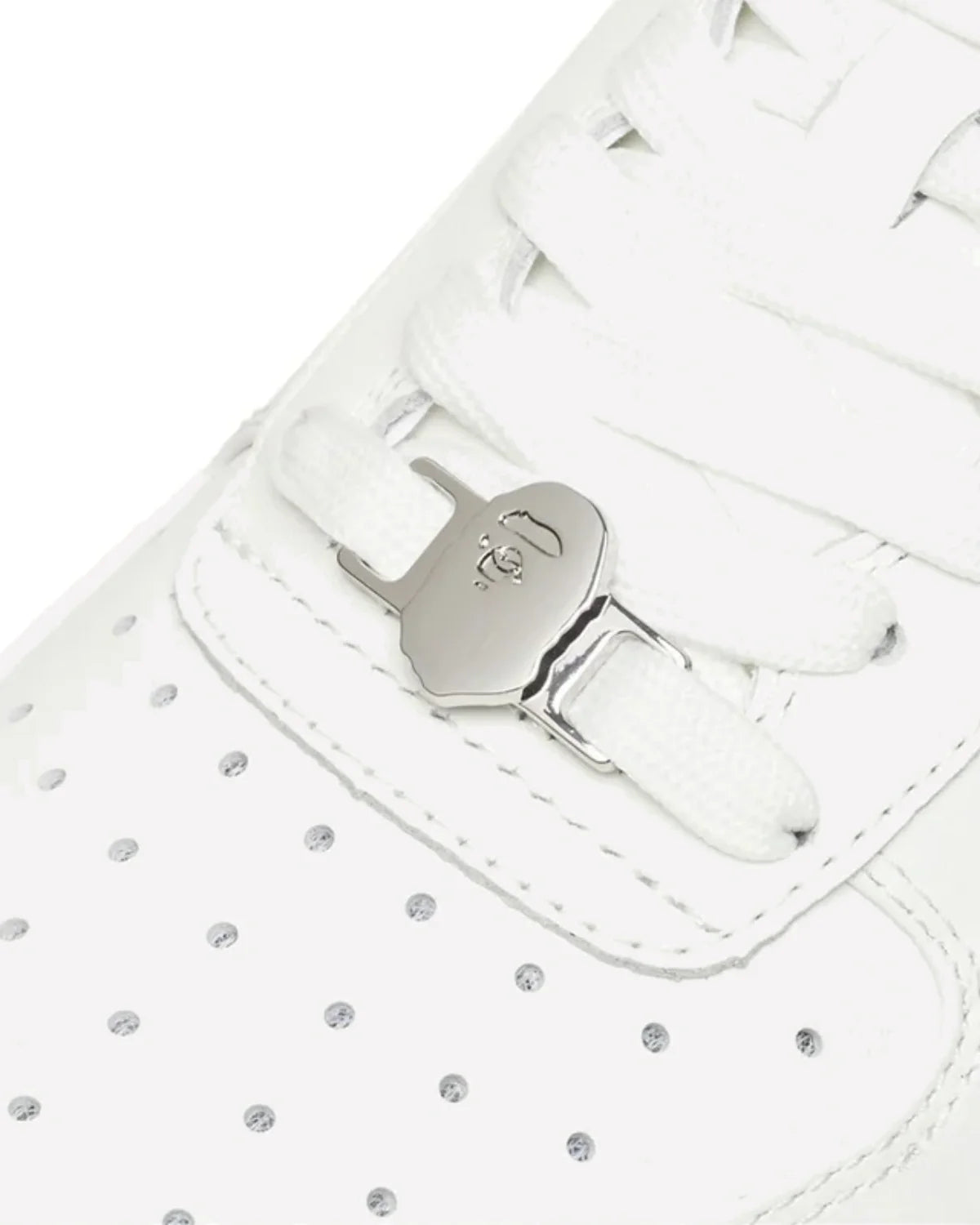 Overkicks - A Bathing Ape Bape Sta Low Shark Pack White (1K80-191-307-WHT/1K80-291-307-WHT/001FWK801307-WHT) - imagen 4