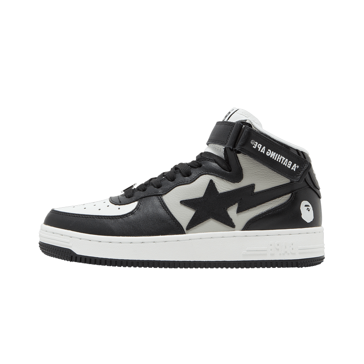 Overkicks - A Bathing Ape Bape Sta Mid Black (2022) (1I20-291-010 BLK/1I20191010 BLK) - vista lateral