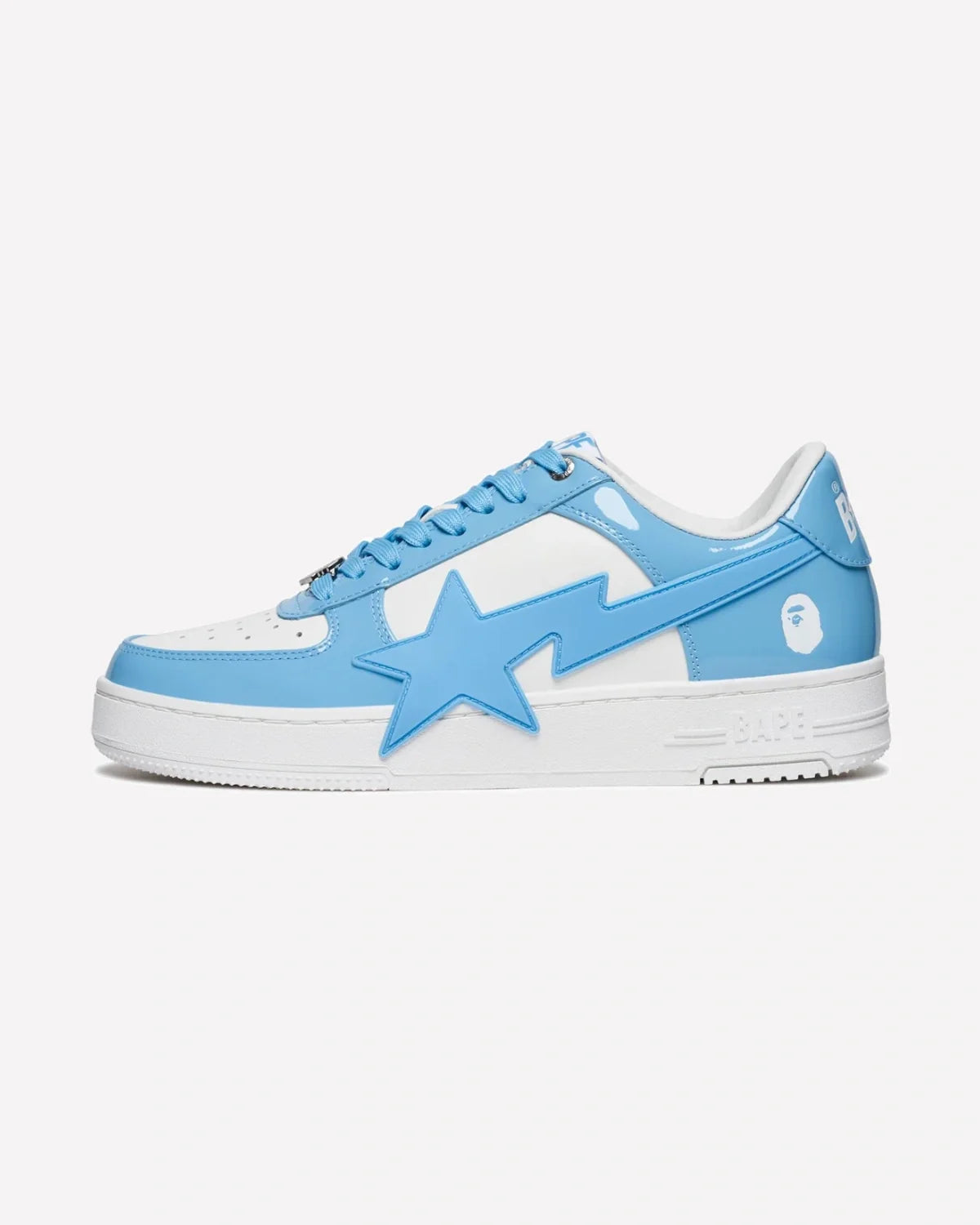 Overkicks - A Bathing Ape Bape Sta OS #3 M2 Sax (1K70-191-310-SAX/1K70-291-310-SAX/1K70191310-SAX) - vista lateral