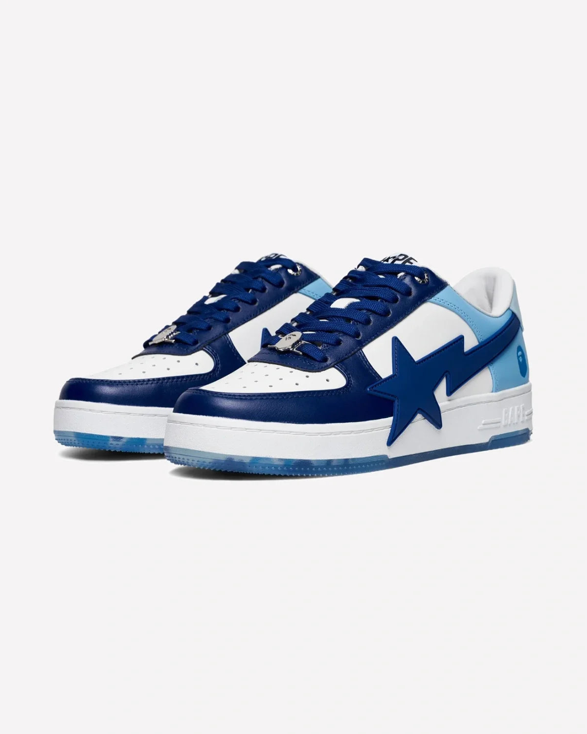 Overkicks - A Bathing Ape Bape Sta OS White Blue University Blue (0ZXSHM191309NBLX) - imagen 2