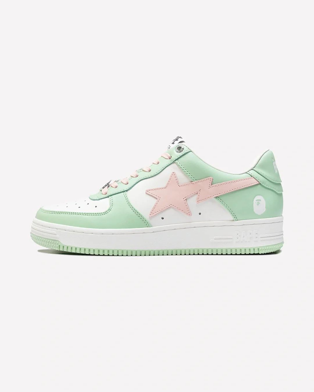 Overkicks - A Bathing Ape Bape Sta Pastel Green (001FWH701005_GRN_A) - vista lateral