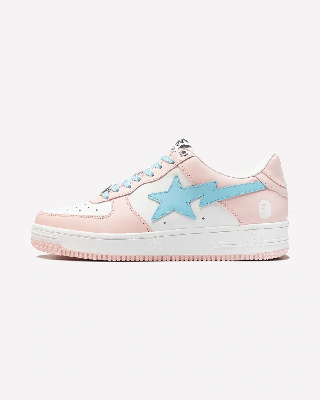 Overkicks - A Bathing Ape Bape Sta Pastel Pink (001FWH701005_PNK_A) - vista lateral