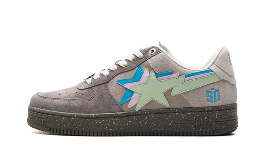 Overkicks - A Bathing Ape Bape Sta Sneaker News Night (1J23191906CGRA) - vista lateral