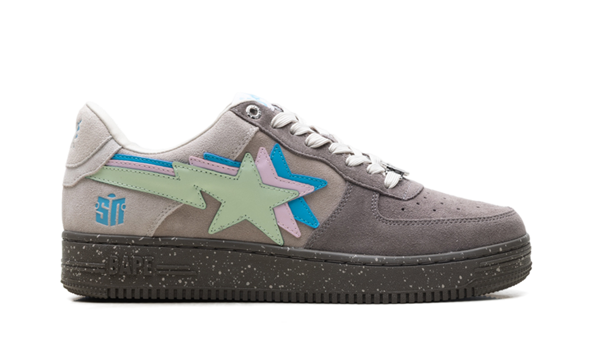 Overkicks - A Bathing Ape Bape Sta Sneaker News Night (1J23191906CGRA) - detalle talon