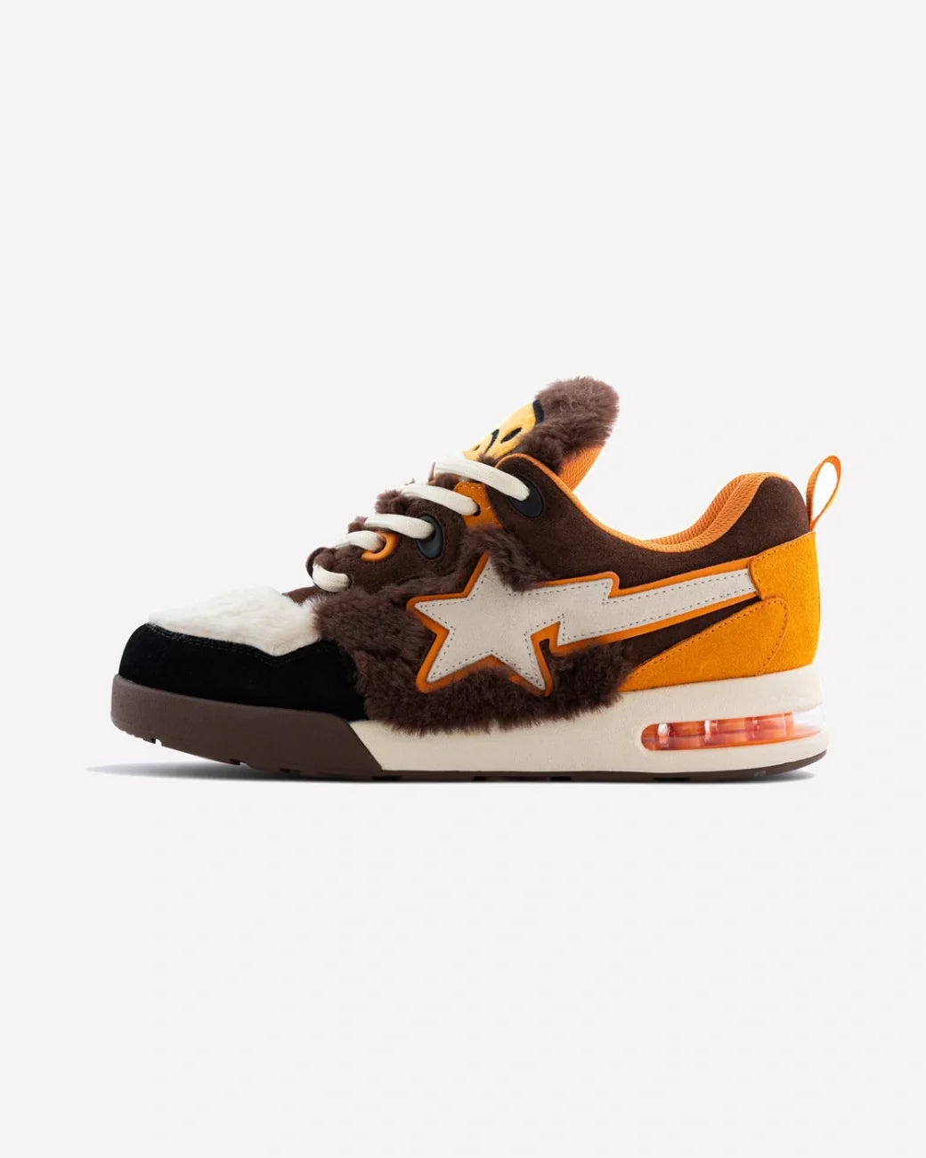 Overkicks - A Bathing Ape Flip Sta Baby Milo Brown (2L80-191-301/002FWL801301-BRW) - vista lateral