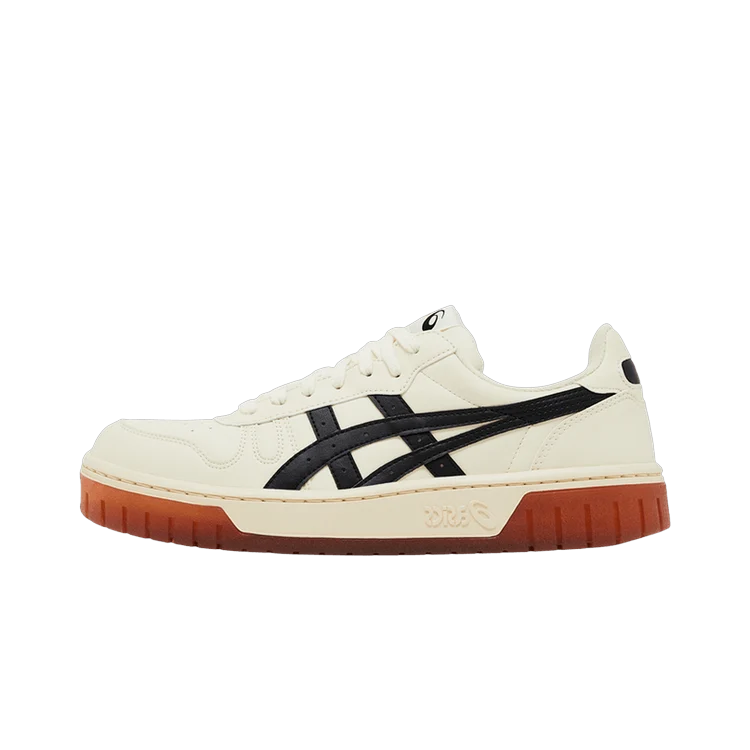 Overkicks - ASICS Court MZ Cream Black Gum (1203A127-750) - vista lateral