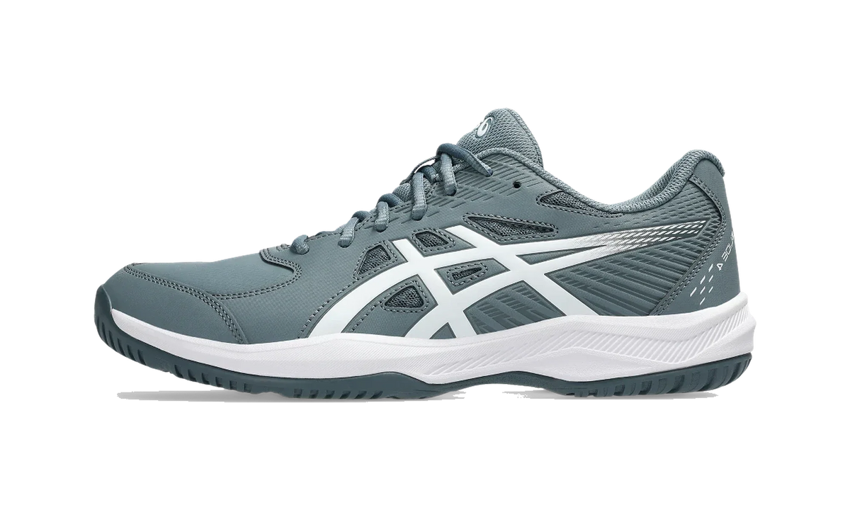 Overkicks - ASICS Court Slide 4 Ironclad White (1041A483-020) - vista lateral