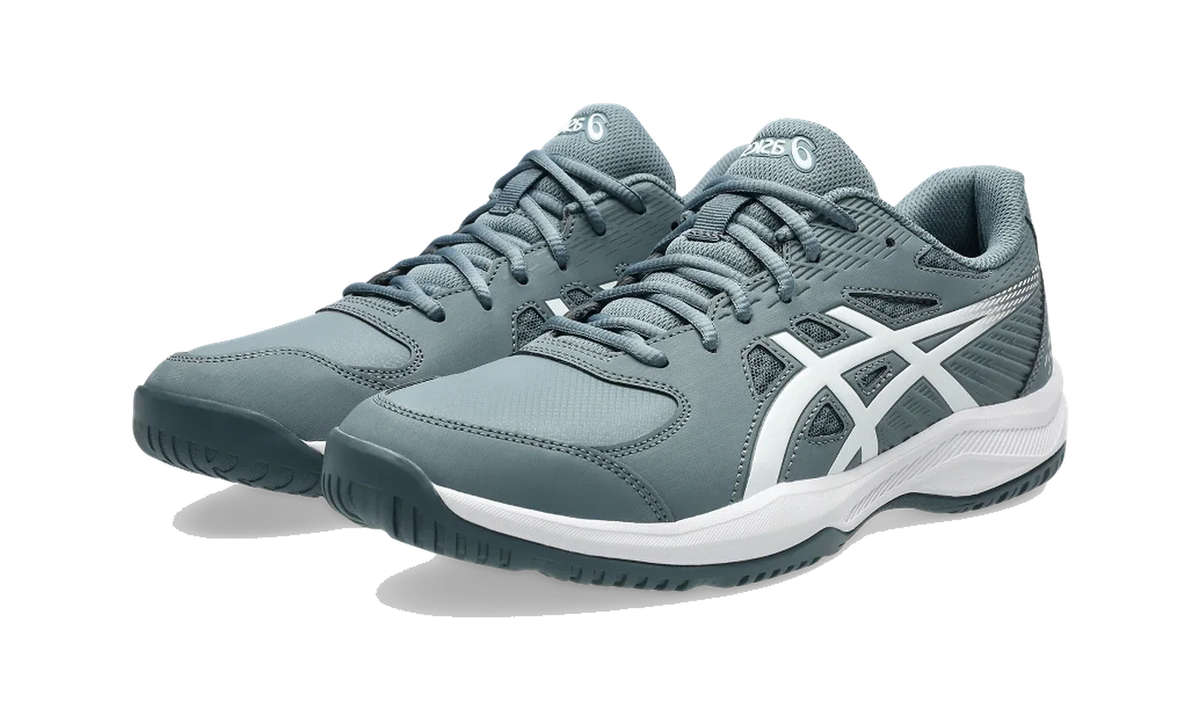 Overkicks - ASICS Court Slide 4 Ironclad White (1041A483-020) - vista trasera