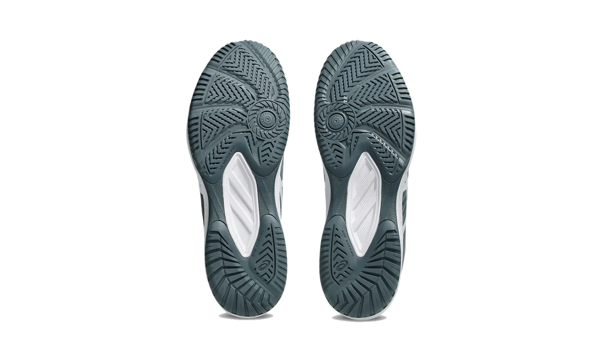 Overkicks - ASICS Court Slide 4 Ironclad White (1041A483-020) - vista superior