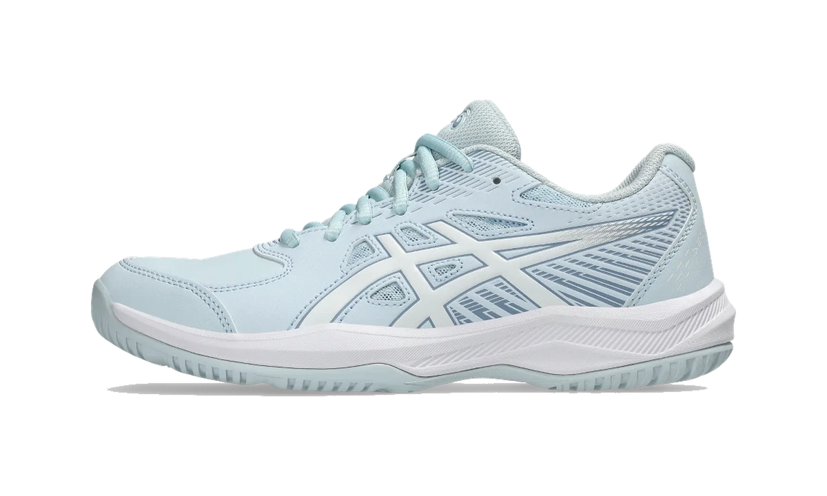 Overkicks - ASICS Court Slide 4 Sky White (Womens) (1042A283-401) - vista lateral